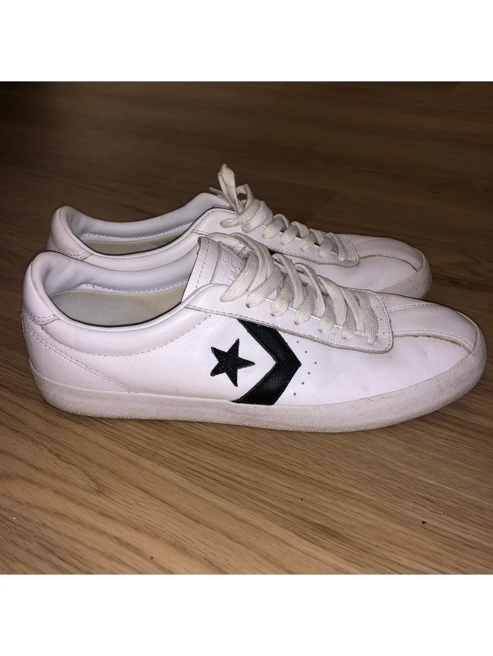 CONVERSE BREAKPOINT PRO OX OXFORD LOW WHITE BLACK SNEAKERS MENS Sz 9.5 WOMENS 11